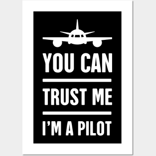 Funny Airplane Pilot Design Posters and Art